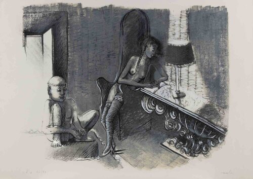 Oriental Dreams von Sergio Vacchi, Druck kaufen auf Singulart