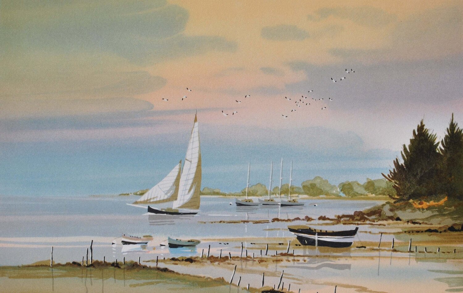 Petit voilier solitaire Stéphane Lauro