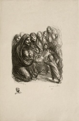 Pour les fillettes des soldats I von Steinlen, Druck kaufen auf Singulart