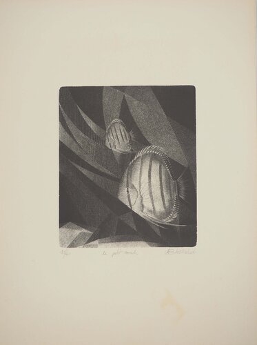 Poissons, Le petit monde de l'aquarium, Gravure originale signée by Tiennick Kerevel, Print for Sale on Singulart