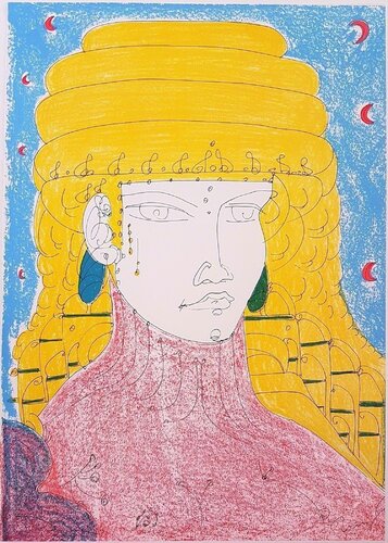 Poppea Number One di Tono Zancanaro, Stampa in vendita su Singulart