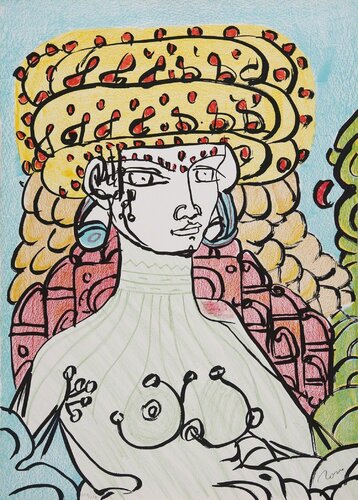 Nu di Tono Zancanaro, Stampa in vendita su Singulart