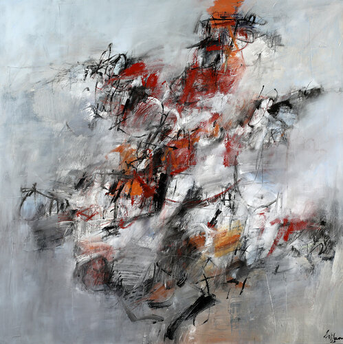 Grande Grigio n° 5 di Francesco D'Adamo, Pittura in vendita su Singulart