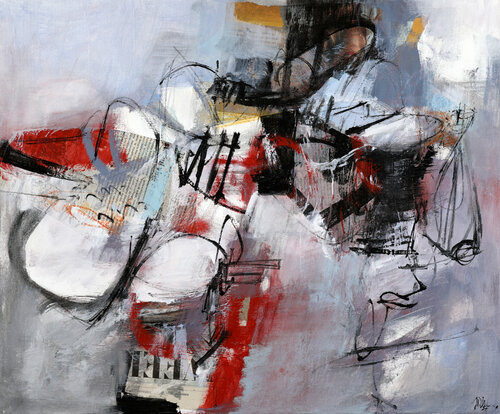 Greys n° 20 van Francesco D'Adamo, Schilderij te koop op Singulart