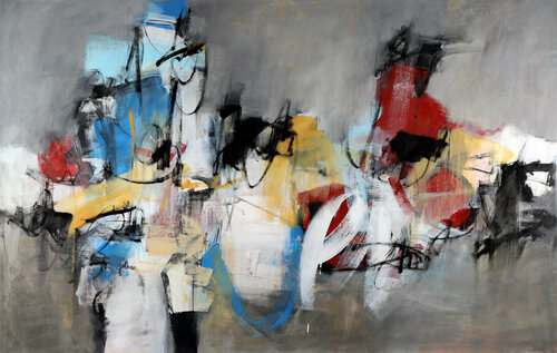 Grande Grigio n° 6 van Francesco D'Adamo, Schilderij te koop op Singulart