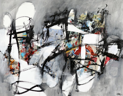 Grande Grigio n° 7 van Francesco D'Adamo, Schilderij te koop op Singulart