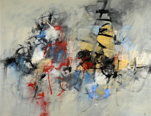 Grande Grigio n° 9 van Francesco D'Adamo, Schilderij te koop op Singulart