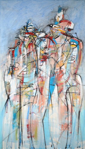 In Due van Francesco D'Adamo, Schilderij te koop op Singulart