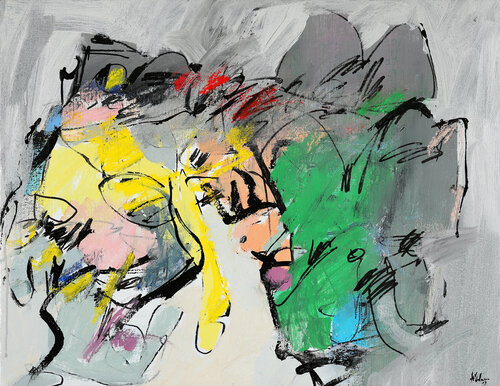 Strana Coppia di Francesco D'Adamo, Pittura in vendita su Singulart