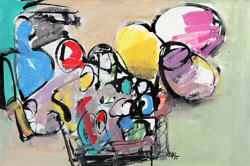 Guastafeste van Francesco D'Adamo, Schilderij te koop op Singulart