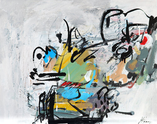 Punto e accapo van Francesco D'Adamo, Schilderij te koop op Singulart