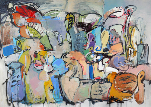 New World van Francesco D'Adamo, Schilderij te koop op Singulart