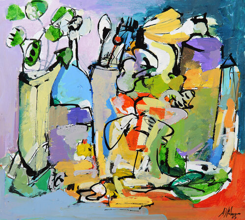 Cose by Francesco D'Adamo, 회화 for Sale on Singulart