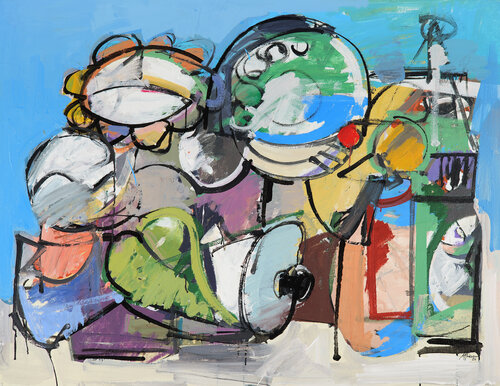 Per Vari Motivi by Francesco D'Adamo, Painting for Sale on Singulart
