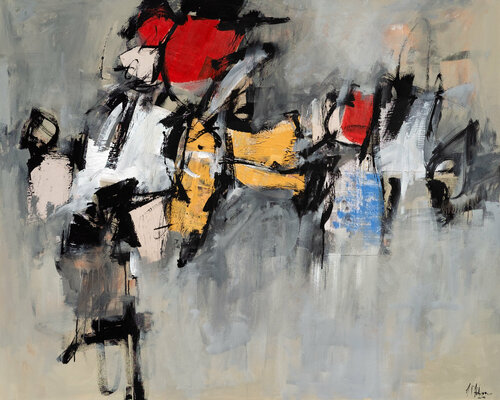 Grande Grigio n° 2 van Francesco D'Adamo, Schilderij te koop op Singulart