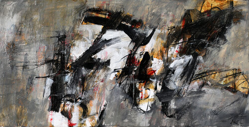 Greys n° 17 van Francesco D'Adamo, Schilderij te koop op Singulart