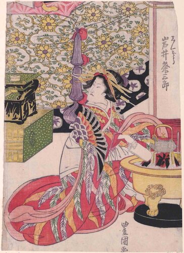 The Japanese Tea Ritual di Utagawa Toyokuni-II, Stampa in vendita su Singulart