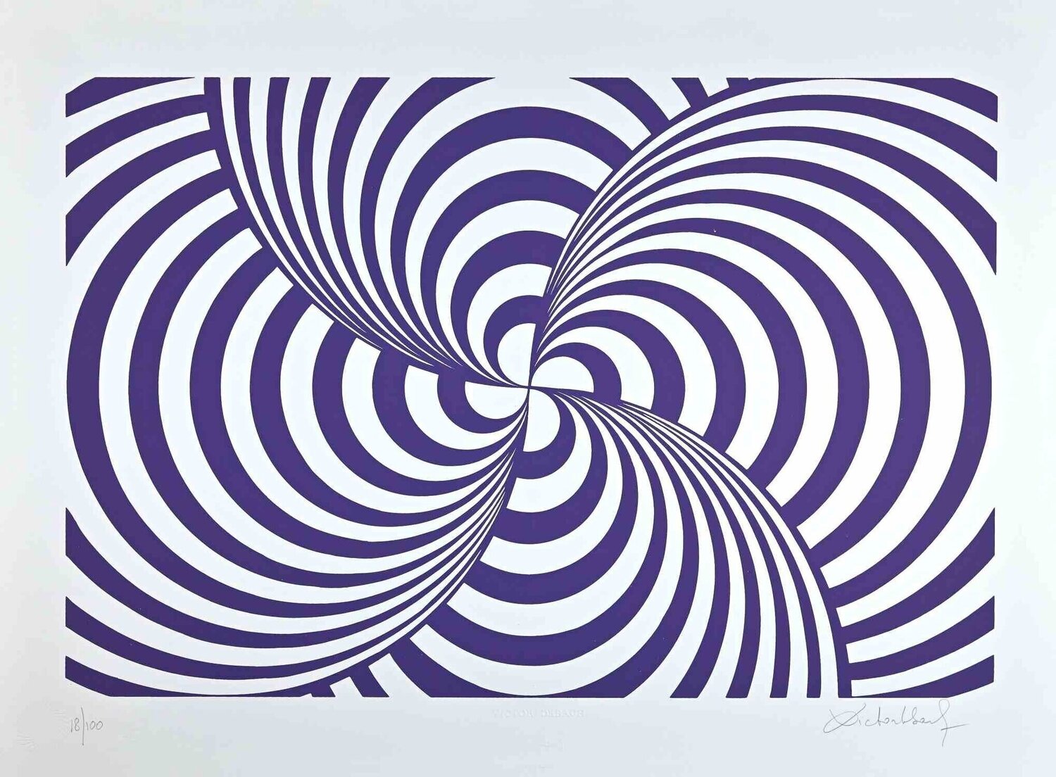 Violet Composition Victor Debach