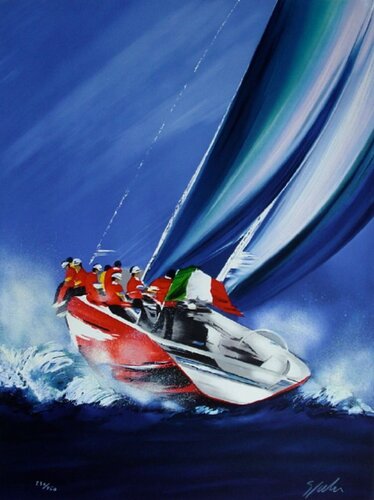 Régate III von Victor Spahn, Druck kaufen auf Singulart