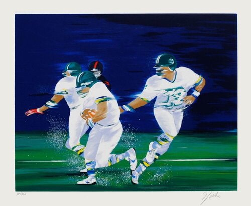 Football américain von Victor Spahn, Druck kaufen auf Singulart