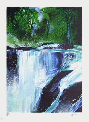 Cascade von Victor Spahn, Druck kaufen auf Singulart