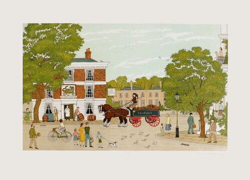 The Green Dragon by Vincent Haddelsey, Print for Sale on Singulart