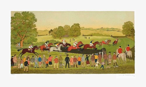 Course d'obstacles à Lincoln by Vincent Haddelsey, Print for Sale on Singulart