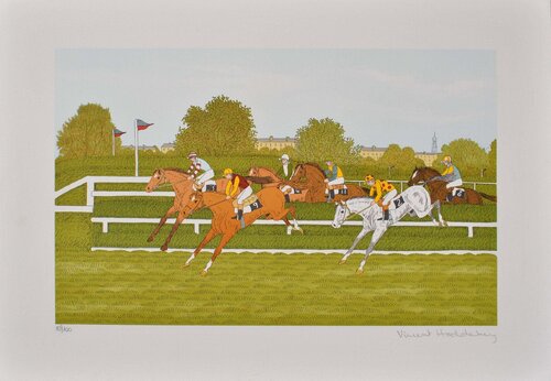 Course à Maison Laffite by Vincent Haddelsey, Print for Sale on Singulart
