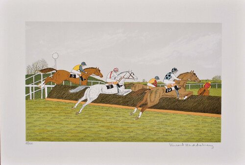 La course d'obstacles by Vincent Haddelsey, Print for Sale on Singulart