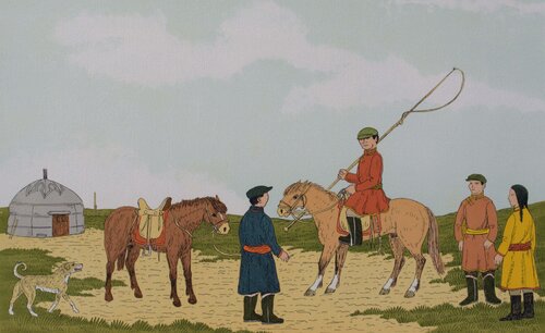 Le cavalier mongol Vincent Haddelsey