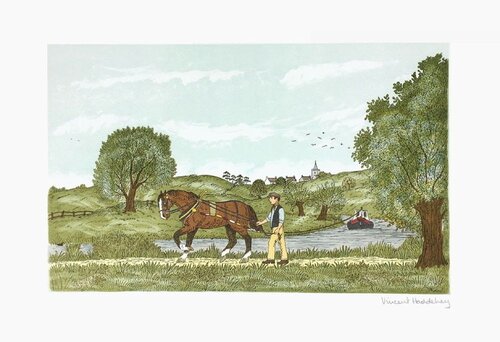 Des chevaux et des hommes : le halage Vincent Haddelsey
