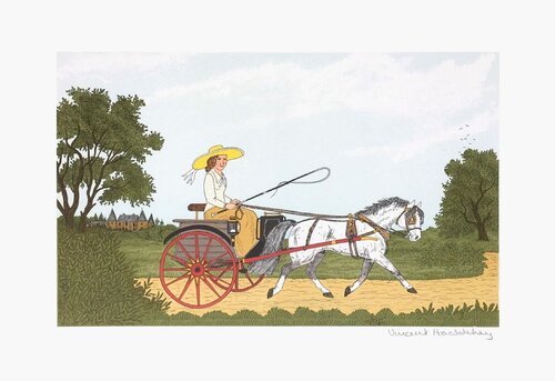 Des chevaux et des hommes : le poney by Vincent Haddelsey, Print for Sale on Singulart
