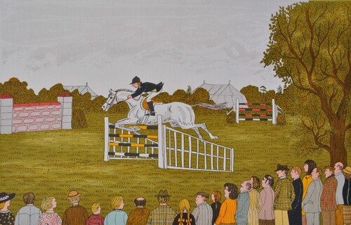 Le saut d'obstacles van Vincent Haddelsey, Afdruk te koop op Singulart