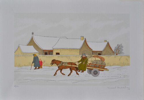 Hiver en Ukraine by Vincent Haddelsey, Print for Sale on Singulart