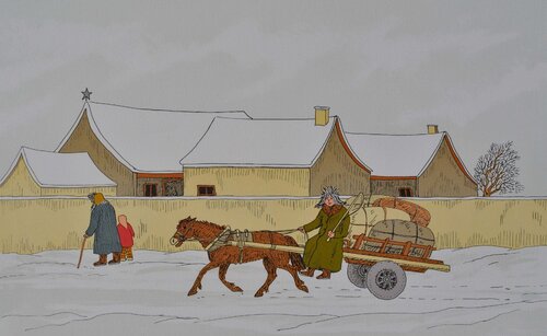 Hiver en Ukraine von Vincent Haddelsey, Druck kaufen auf Singulart