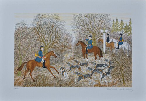 La chasse à courre by Vincent Haddelsey, Print for Sale on Singulart