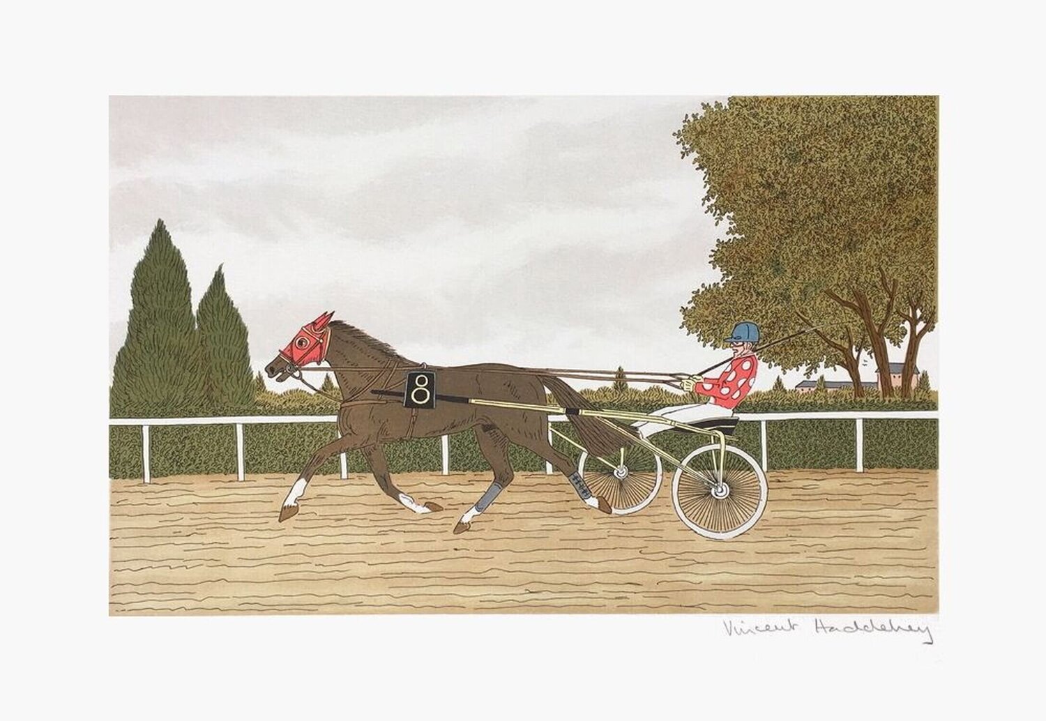Des chevaux et des hommes : Cagnes sur mer Vincent Haddelsey Druck zu verkaufen