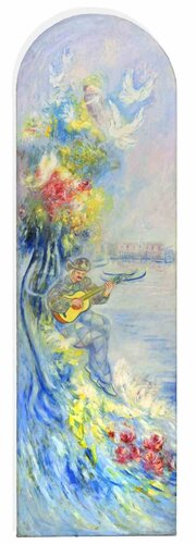 A Visit in Venice by Vito Alghisi, Painting for Sale on Singulart