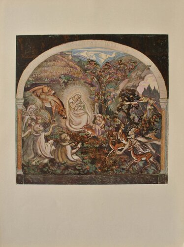 L'adoration des Bergers de Walter Sauer, Impresión a la venta en Singulart