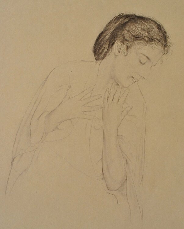 Femme de profil Walter Sauer