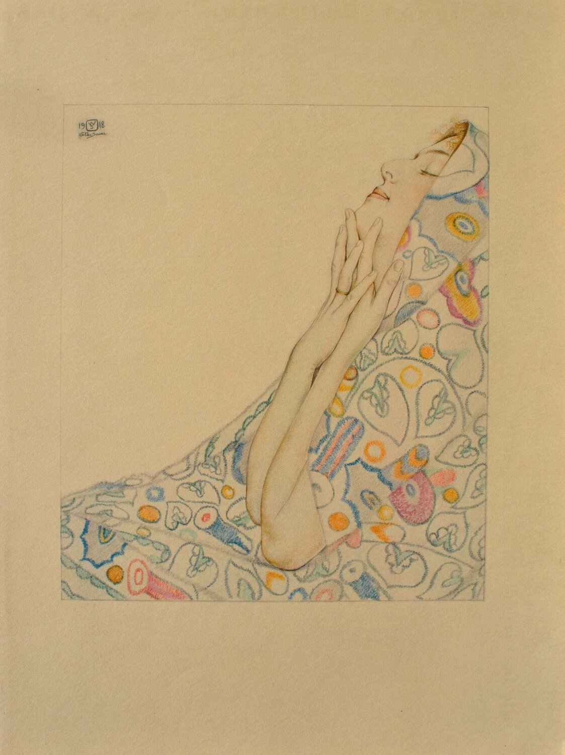 Nostalgie, Gravure signée Walter Sauer Édition à vendre