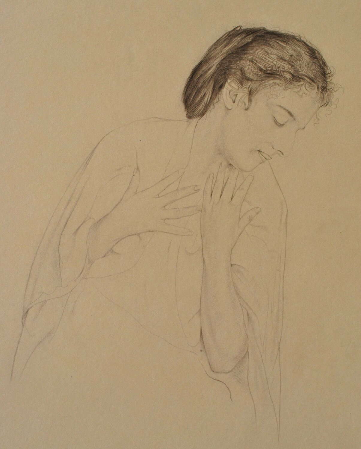 Femme de profil Walter Sauer