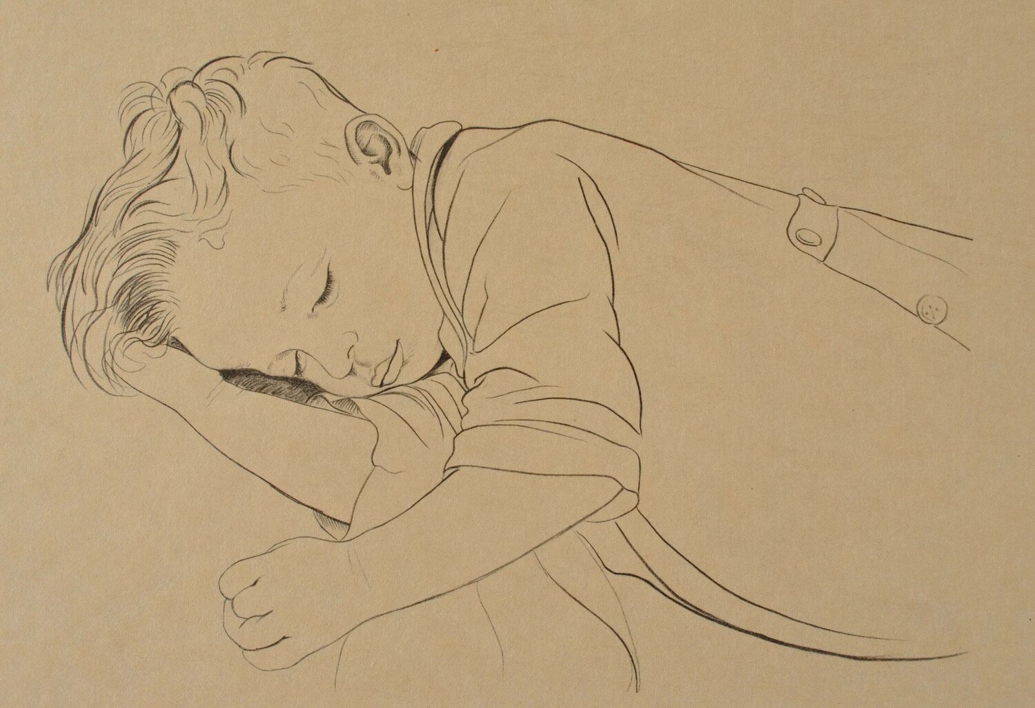 Enfant endormi Walter Sauer