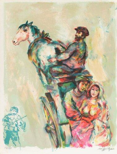 Les mariés by Walter Spitzer, Print for Sale on Singulart