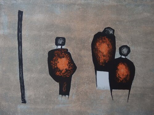 Trois personnages par Witold K, Édition en vente sur Singulart
