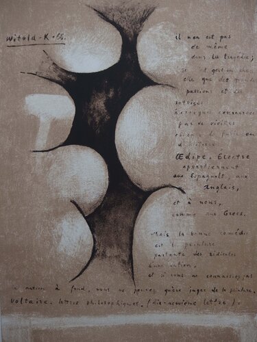 Comédie, tragédie von Witold K, Druck kaufen auf Singulart