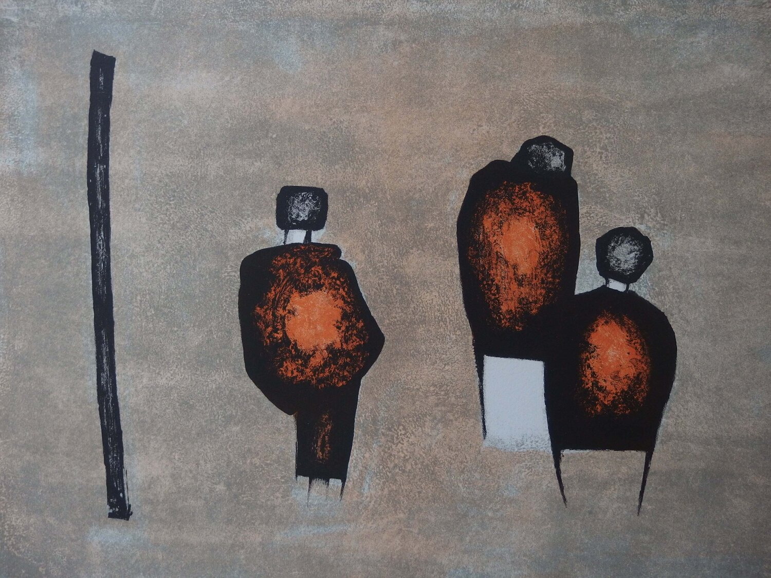 Trois personnages Witold K Stampa in vendita