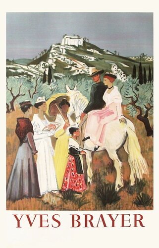Expo 62 -  Arlésienne et gardians en Provence by Yves Brayer, Print for Sale on Singulart