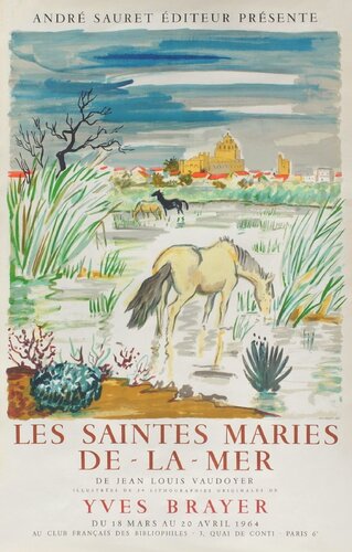 Expo 64 - Les Saintes Maries de la mer by Yves Brayer, Print for Sale on Singulart