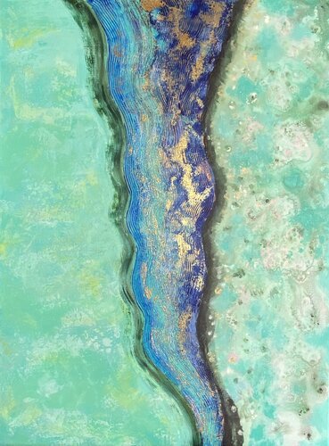 Calanque par Sonia Di Maccio, Peinture en vente sur Singulart